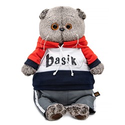 Кот Басик в костюме в стиле спорт-шик