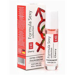 Парфюмерное масло женское с феромонами Formula Sexy Collection Cherry U104, 8 мл (по мотивам Lost Cherry (Tom Ford)