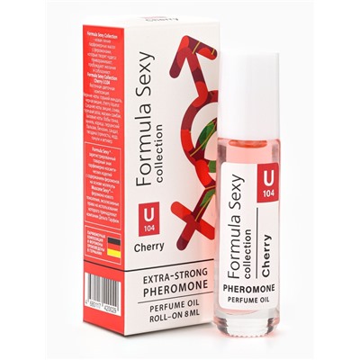 Парфюмерное масло женское с феромонами Formula Sexy Collection Cherry U104, 8 мл (по мотивам Lost Cherry (Tom Ford)