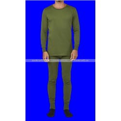 1 комплект - Термобелье мужское с начесом Узбекистан цвет ХАКИ