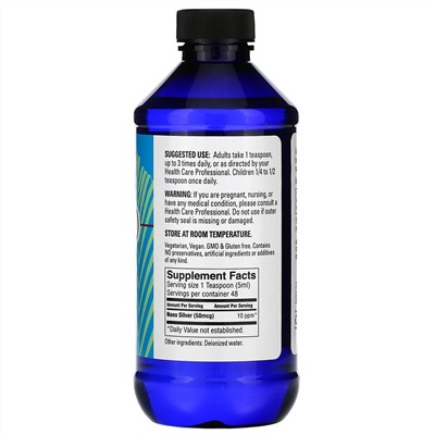 Earth's Bounty, Nano- Sol Silver, 8 fl oz (236 ml)