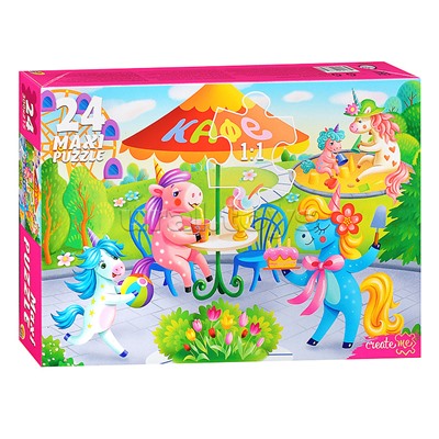Макси-пазлы 24 "Единороги" №8