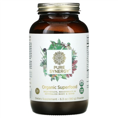 Pure Synergy, Organic Superfood Powder, 6.3 oz ( 180 g)