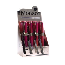 Ручка шариковая BrunoVisconti. MONACO.PEARL 0.5 мм, стержень синий, пурпурный корпус