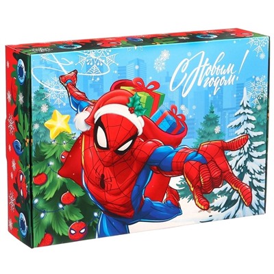 Коробка складная «С Новым годом», 21×15×5 см