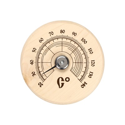 Термометр для бани и сауны «Круглый», биметаллический, циферблат МИКС