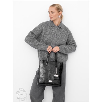 Сумка женская кожаная 91147SP black Velina Fabbaino-Safenta