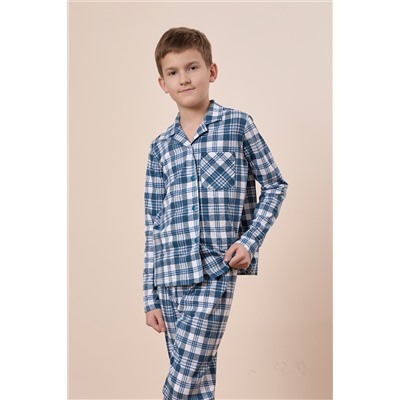 Пижама рубашка и брюки М225113иб