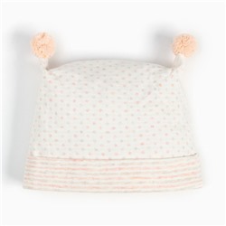 Шапка для девочки, размер 40-42, светло-розовая