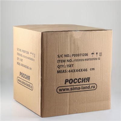 УЦЕНКА Кастрюля из нержавеющей стали с крышкой Hanna Knövell HoReCa, 50 л, толщина 0.8 мм, 201 сталь, дно 3.2 мм, с теплораспределительным дном, индукция