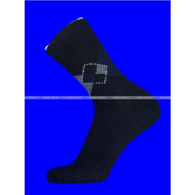 Термоноски мужские собачья шерсть БОЛЬШОЙ РОМБ арт. 1602