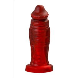 Силиконовый вибратор Monster Saur - 20 см.