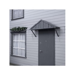 Гирлянда «Бахрома» 6×0.7 м, IP44, УМС, тёмная нить, 120 LED, свечение мульти, 220 В