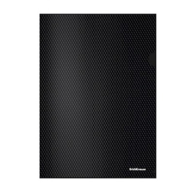 Папка-уголок А4 "Diamond Total Black" непрозрачная, черная 55194 ErichKrause