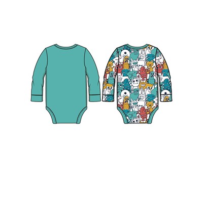 Боди детское трикотажное для мальчиков, 2 шт в комплекте