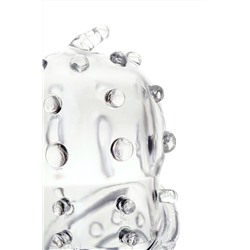 Прозрачная насадка на пенис TOYFA A-Toys - 15,5 см.
