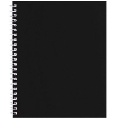 Тетрадь  96л клетка на спирали Soft-touch "SoloMatte.Черный бархат" 96Т5лВ1гр (092869) Хатбер