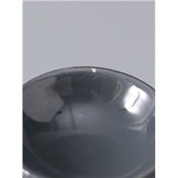 УЦЕНКА Аромалампа для эфирных масел керамика «Фокус на себя», серая с золотом, 7.2×7.2×11.6 см