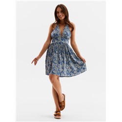 Сарафан женский MINAKU: Enjoy, синее, размер 44