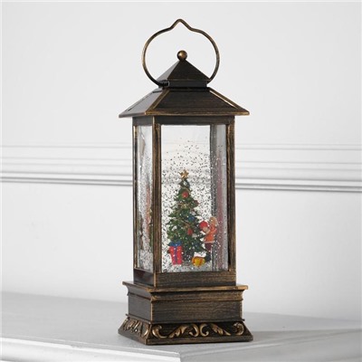 Светодиодная фигура «Ребёнок у ёлки» 10×27×10 см, пластик, батарейки ААх3 (не в комплекте), свечение тёплое белое