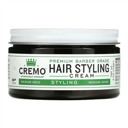Cremo, Premium Barber Grade Hair Styling Cream, 4 oz (113 g)