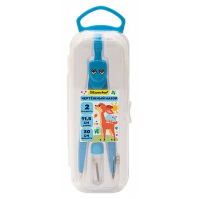 Готовальня  2 предмета "Веселые друзья" (1856655) SILWERHOF