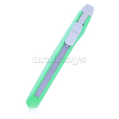 Нож канцелярский 9мм, с фиксатором, европодвес