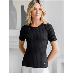 Джемпер тонкой вязки из вискозы с нейлоном