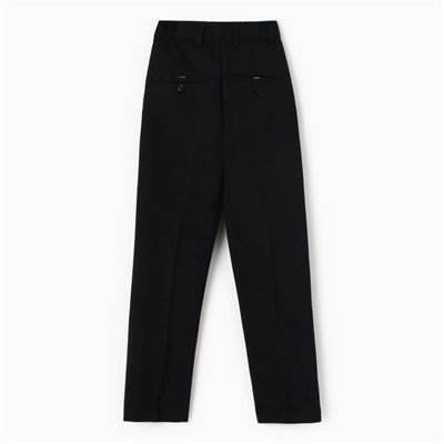 Брюки для мальчиков, цвет черный, размер 26 (рост 146-152 см)