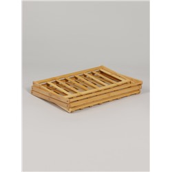 Подставка для цветов Greengo, 3 полки, 50×25×46 см, напольная, бамбук