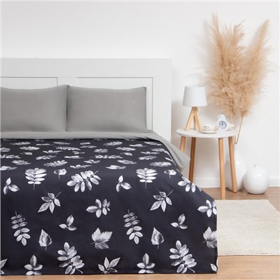 Покрывало 1.5-спальное «Этель» Natural print, 150×215 см, 100% хлопок