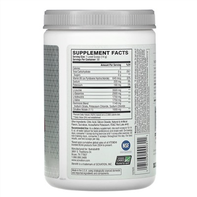 Xtend, The Original, 7 г аминокислот с разветвленной цепью (BCAA), со вкусом клубники и киви, 420 г (14,8 унции)
