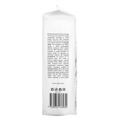 Naty, Panty Liners, Normal, 32 Liners