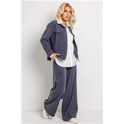 Брюки женские  162Ф/02/Сиреневый меланж