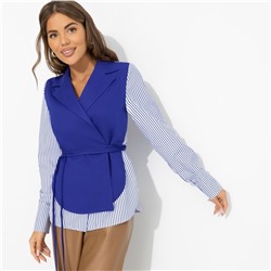 Рубашка с подплечниками, Собрание идей (blue)