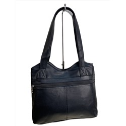 Женская сумка из искусственной кожи, цвет черный