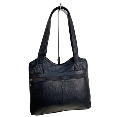 Женская сумка из искусственной кожи, цвет черный