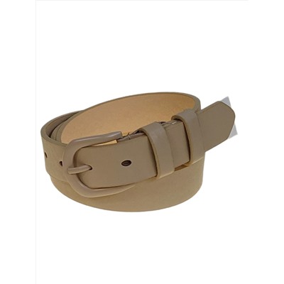 Ремень женский из искусственной кожи, цвет бежевый