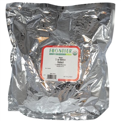 Frontier Natural Products, Органические цельные звезды аниса, 16 унций (453 г)
