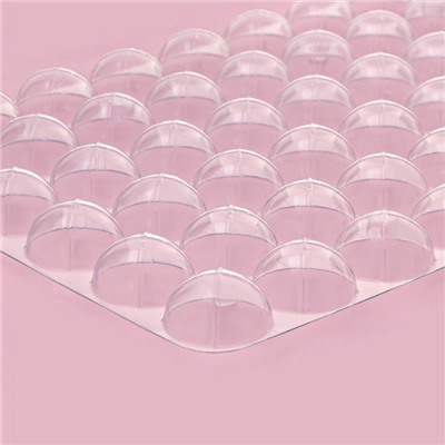 Форма для шоколада и конфет из 2-х частей «Конфеты», 31.5×21 см, 54 ячейки 3×1.5 см, цвет прозрачный