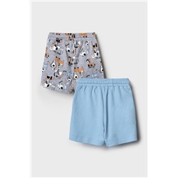 Шорты детские трикотажные для мальчиков, 2 шт в комплекте PLAYTODAY, 1242028