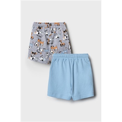 Шорты детские трикотажные для мальчиков, 2 шт в комплекте PLAYTODAY, 1242028