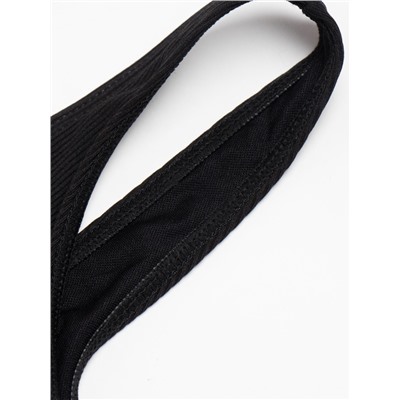 Купальник женский слитный MINAKU однотонный, цвет чёрный, размер 48