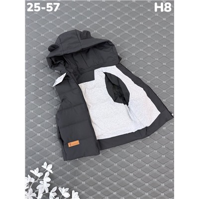 Жилет H8 т.серый