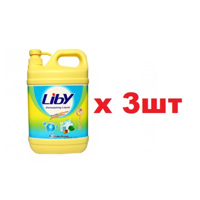 Liby Жидкость Чистая Посуда 2л 3шт