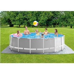 Бассейн каркасный Prism Frame, 457 х 122 см, фильтр-насос, лестница, тент, подстилка, 26726NP INTEX