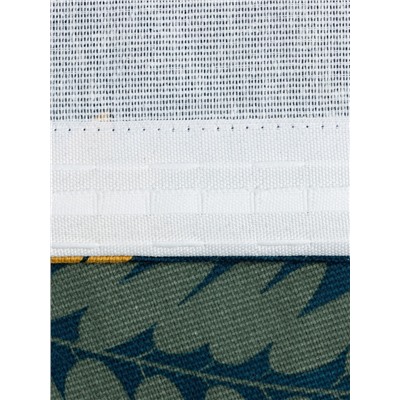 Шторы для кухни «Доляна» Twilight forest, 146×180 см - 2 шт., подхваты - 2 шт., 100% хлопок, 164 г/м²