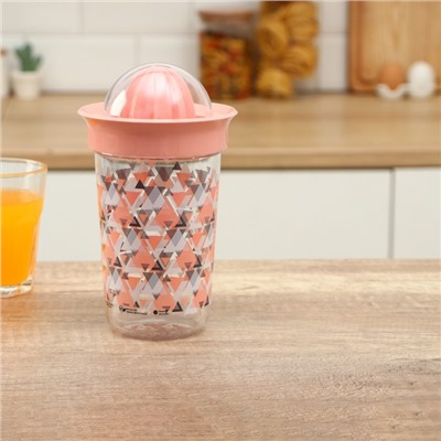 Соковыжималка для цитрусовых ручная Renga «Сомбреро», 600 мл, 11×19 см, тритан, МИКС