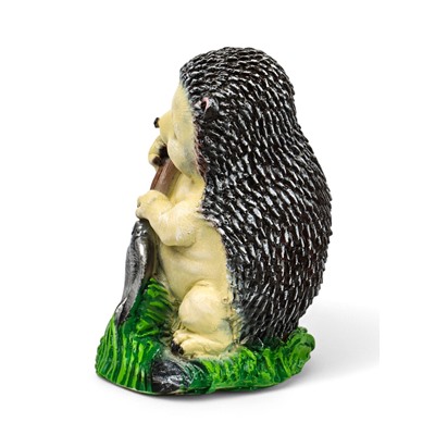 Садовая фигура из полистоуна «Ёж с лопатой», 31×22×22 см