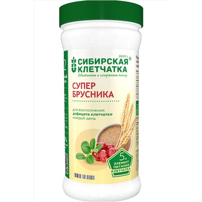 Клетчатка пшеничная Супербрусника 280 г ЭКОПРОДУКТЫ, 1190920